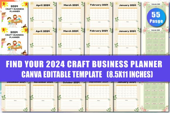 2024 Craft Business Planner: A Comprehensive Tool for Creative Entrepreneurs