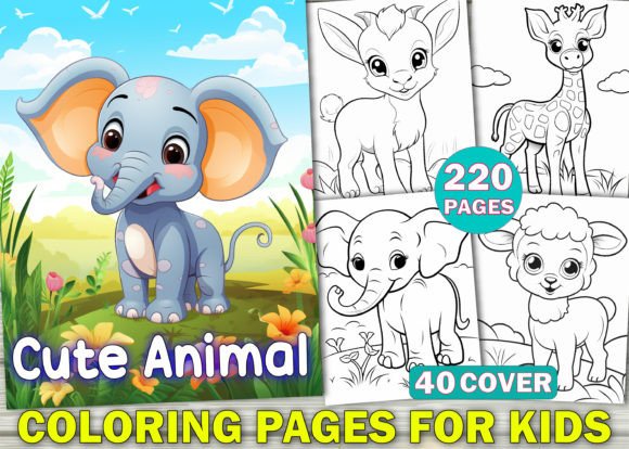 220 Animals Coloring Pages for Kids