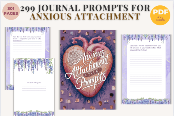 299 Anxious Attachment Style Prompts: A Practical Guide to Understanding and Healing