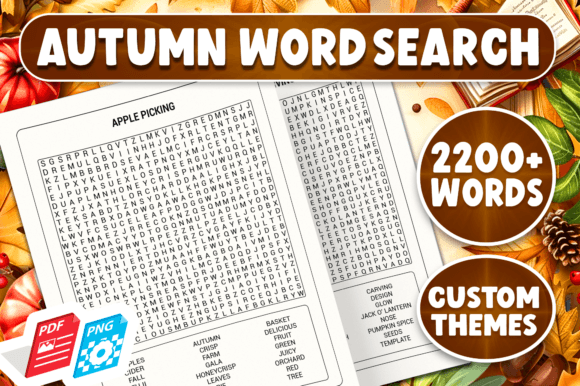 Autumn Word Search Puzzle Book: A Fun and Educational Way to Celebrate the Season