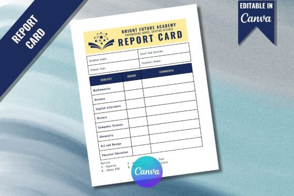 Customizable Report Card Template: A Practical Tool for Educators and Parents