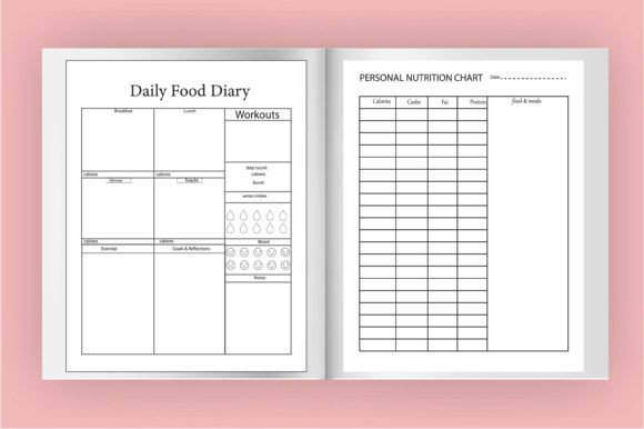 Daily Food Kdp Journal Interior: A Strategic Tool for Productivity and Planning