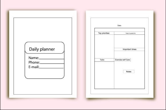 Daily-Planner KDP Journal Interior: A Versatile Tool for Organized Living