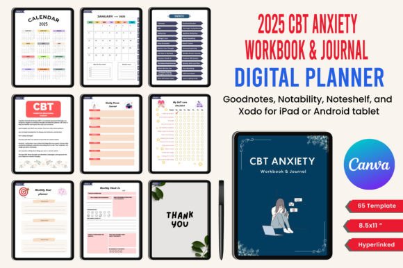Digital 2025 CBT Anxiety Workbook: A Practical Tool for Mental Wellness