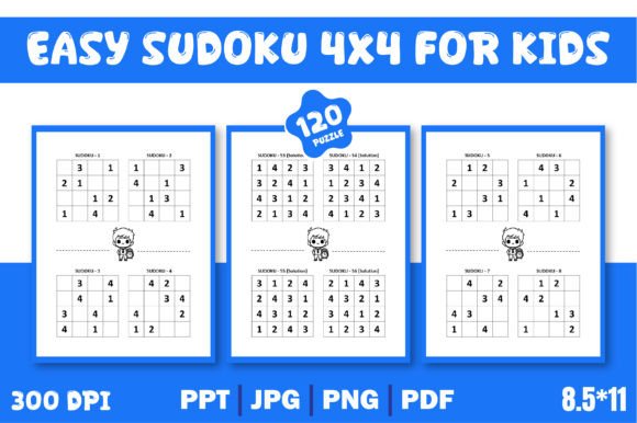 Discover the World of Easy Sudoku 4x4 for Kids with Solutions