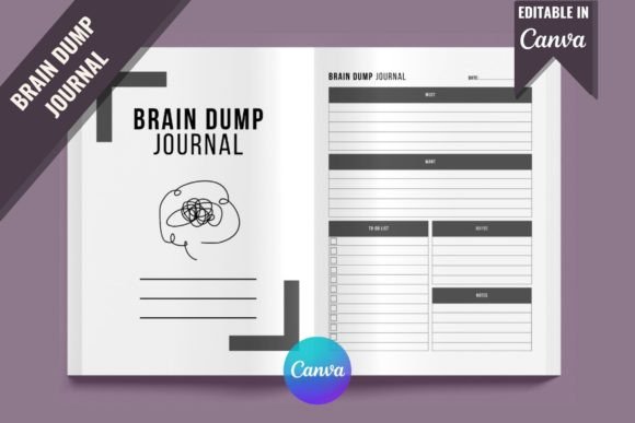 Maximize Productivity with the Customizable Brain Dump Journal Template