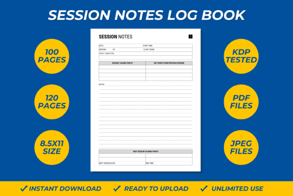 Session Notes KDP Interior Template: A Practical Tool for Modern Professionals