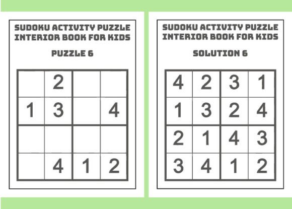 Sudoku Activity Puzzle KDP Interior 7